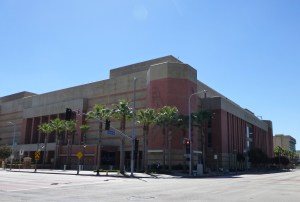 Figure 5: After many years as a parking lot, USC’s Galen Center now occupies the southeast corner of Jefferson and Figueroa
